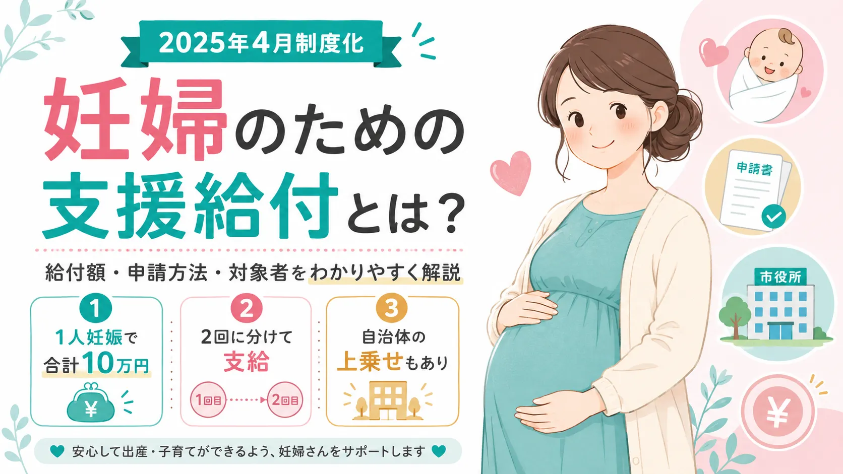 妊婦のための支援給付とは？給付額・申請方法・対象者を徹底解説【2025年4月制度化】
