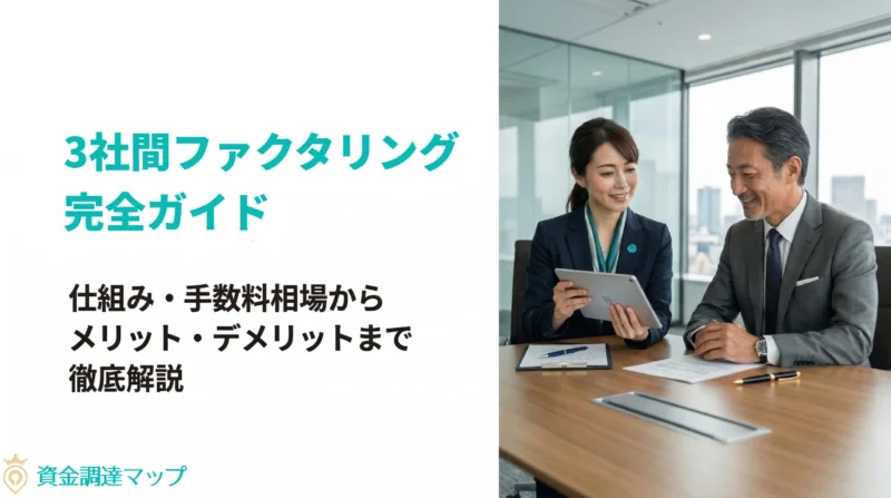 【最新版】3社間ファクタリングとは？資金調達の仕組み・メリット・デメリットを徹底解説