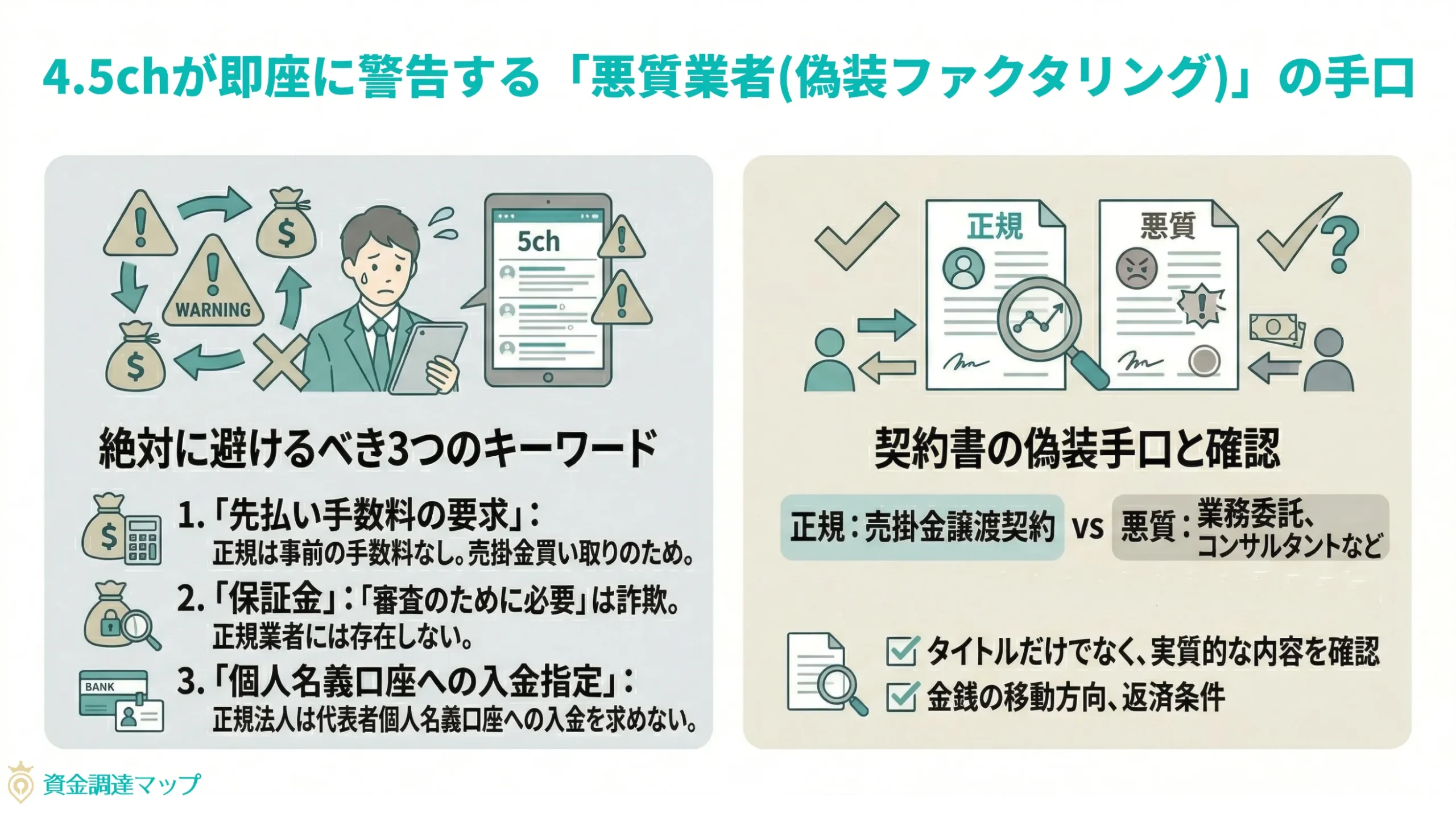5chが即座に警告する悪質業者の手口