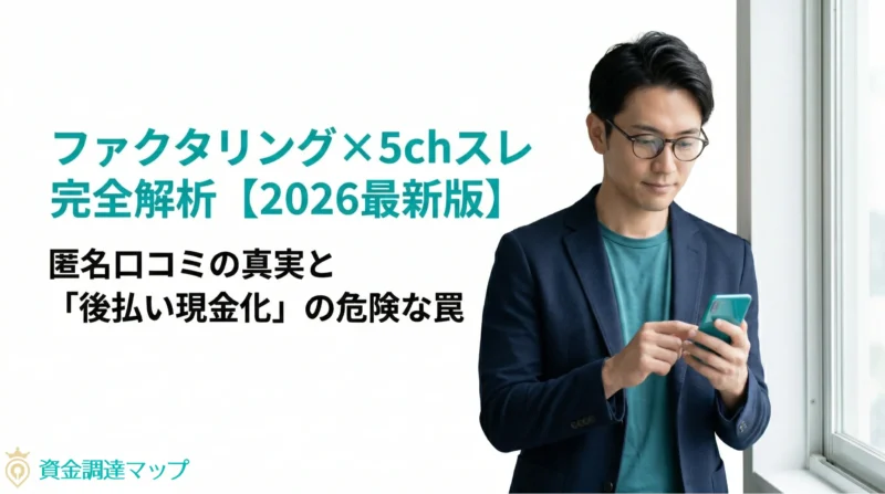 ファクタリング×5chスレ完全解析【2026】｜匿名口コミの真実と「後払い現金化」の危険な罠