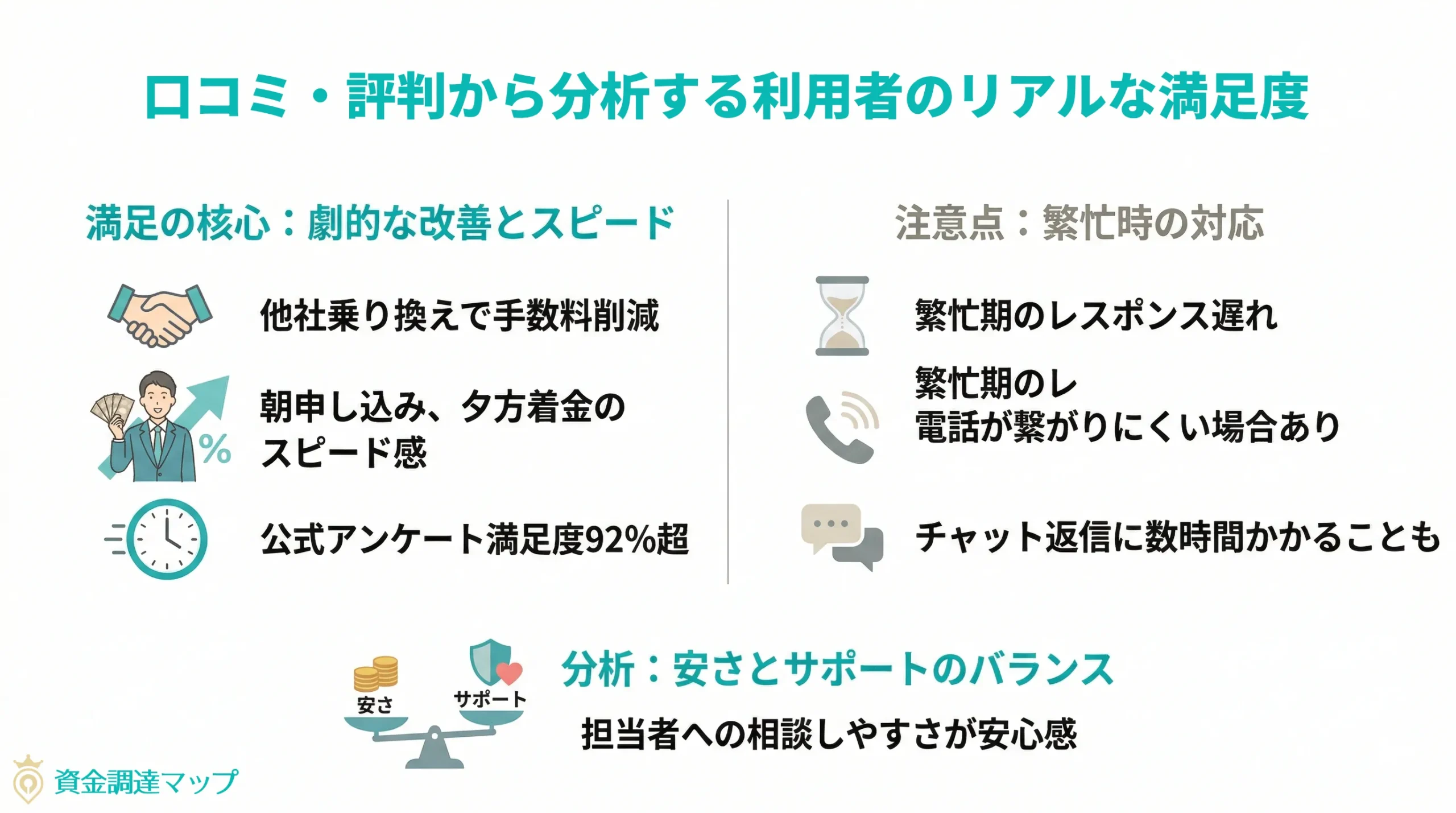 口コミ・評判から分析する利用者のリアルな満足度