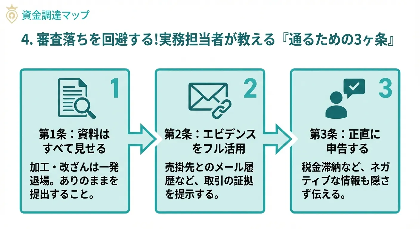 SKサービスの審査を通過するための3ヶ条