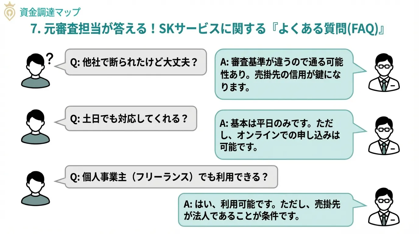 SKサービスに関するよくある質問