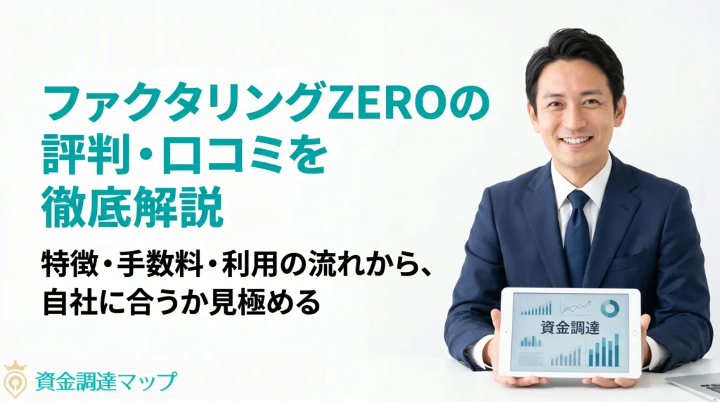 ファクタリングZEROの評判・口コミ|特徴や手数料、利用の流れをわかりやすく解説