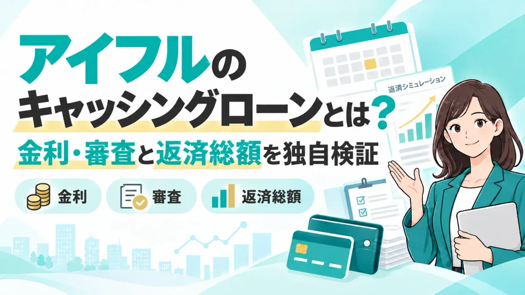 アイフルのキャッシングローンとは？金利・審査と返済総額を独自検証