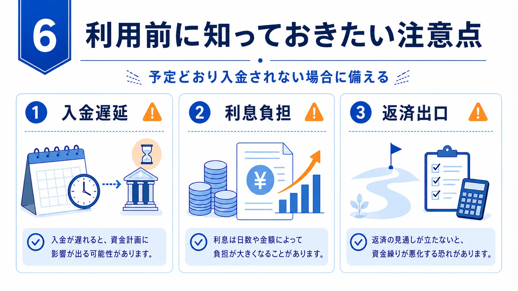 ブリッジローン利用前に知っておきたい注意点 入金遅延 利息負担 返済出口