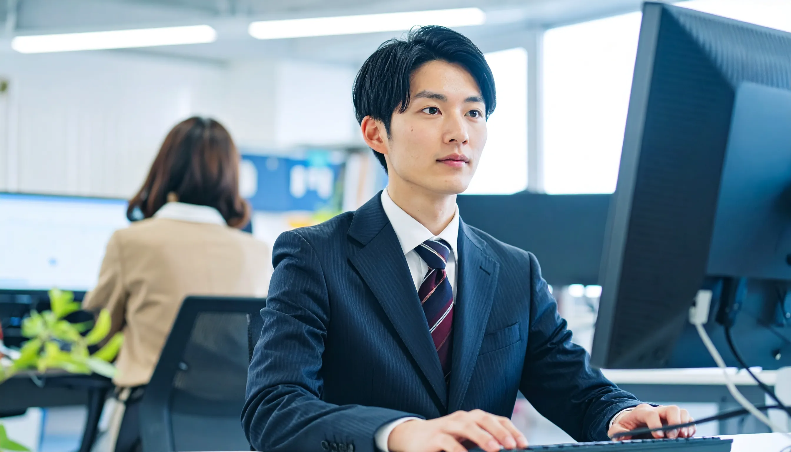 元利均等の返済推移とキャッシュフローを重ねたシミュレーショングラフの概念図