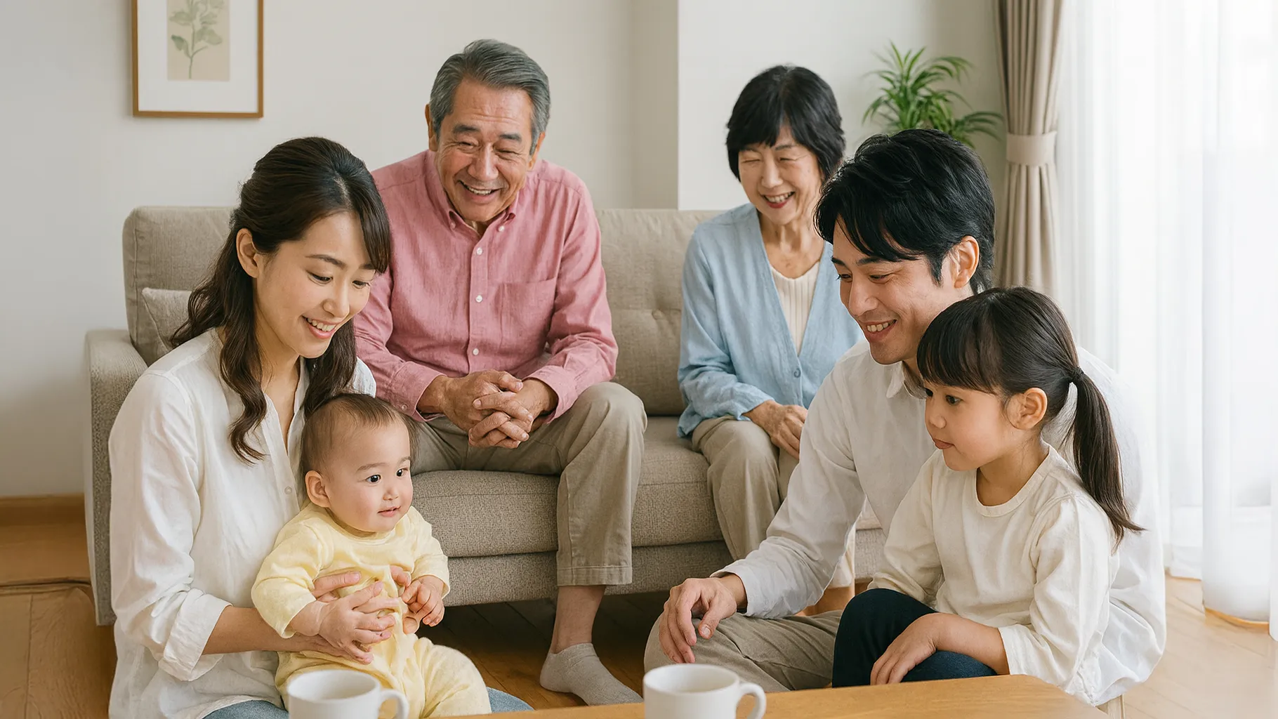 住宅ローンの金利比較と審査ポイント、返済期間を総合的に検討してマイホーム計画を立てる日本人家族