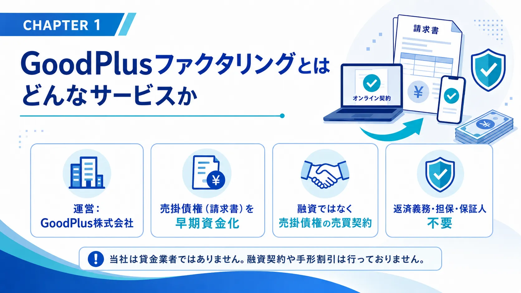 GoodPlusファクタリングとはどんなサービスか