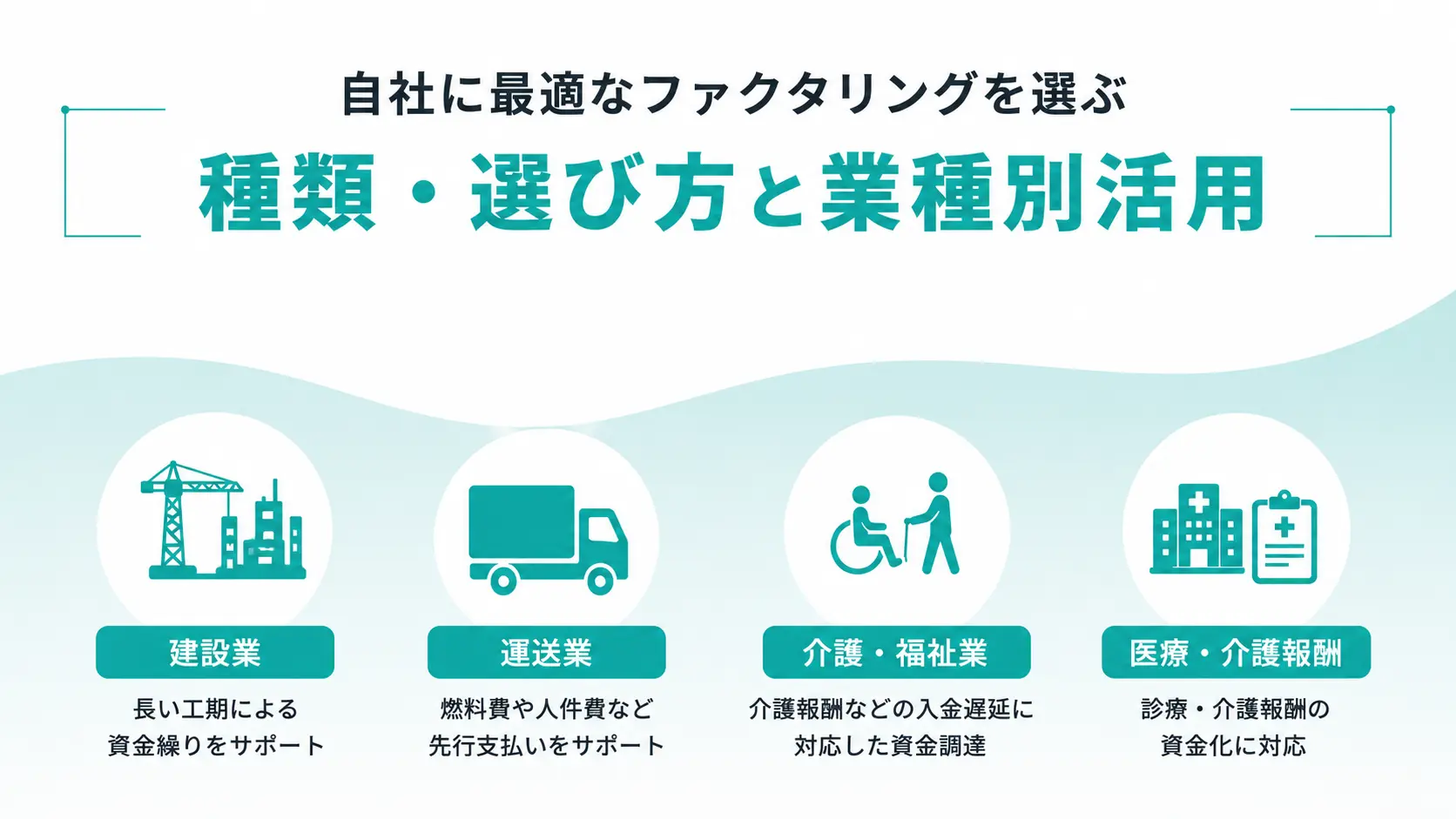 種類・選び方と業種別