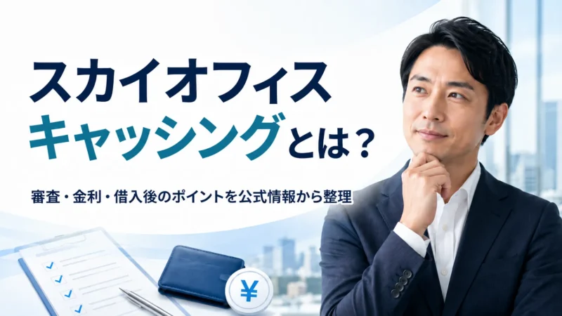 スカイオフィスキャッシングとは？審査・金利・借りた後のことまで公式情報から解説【2026年最新版】