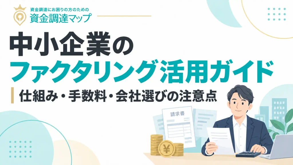 中小企業のファクタリング活用ガイド｜仕組み・手数料・会社選びの注意点