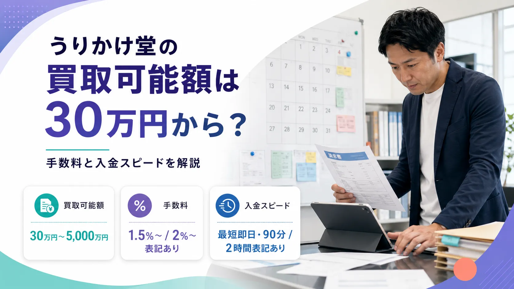 うりかけ堂の買取可能額・手数料・入金スピードを解説
