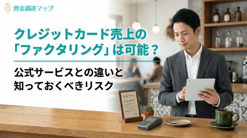 クレジットカード売上の「ファクタリング」は可能？公式サービスとの違いと知っておくべきリスク