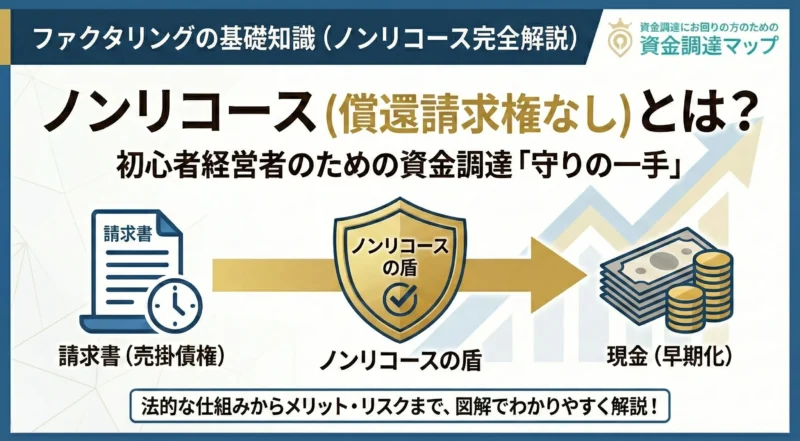 ノンリコース・ファクタリングの仕組みと相場|償還請求権なしの法的定義を専門家が解説