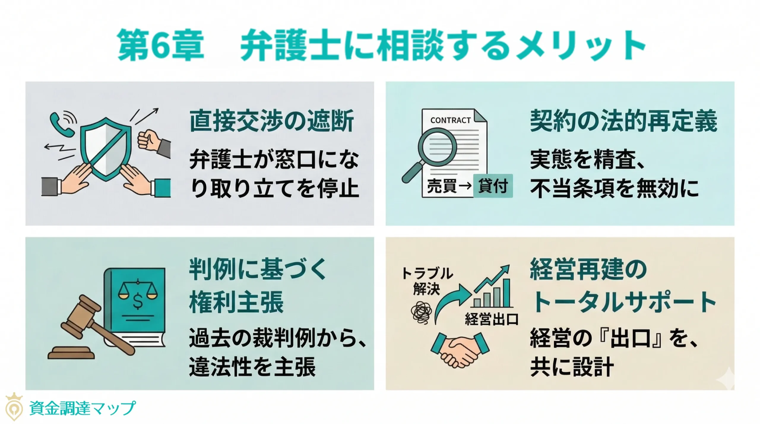 弁護士に相談するメリット