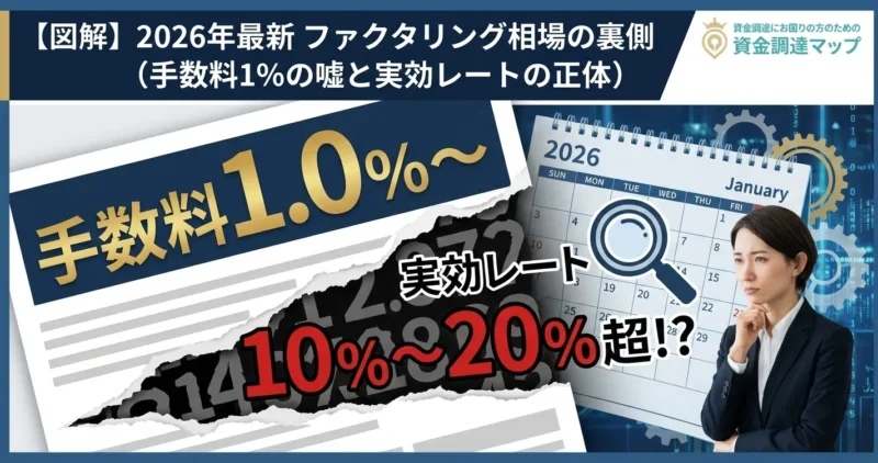 「手数料1.0%〜」の罠を暴く!2026年ファクタリング相場の正体と、経営者が手元に現金を残すための全技術