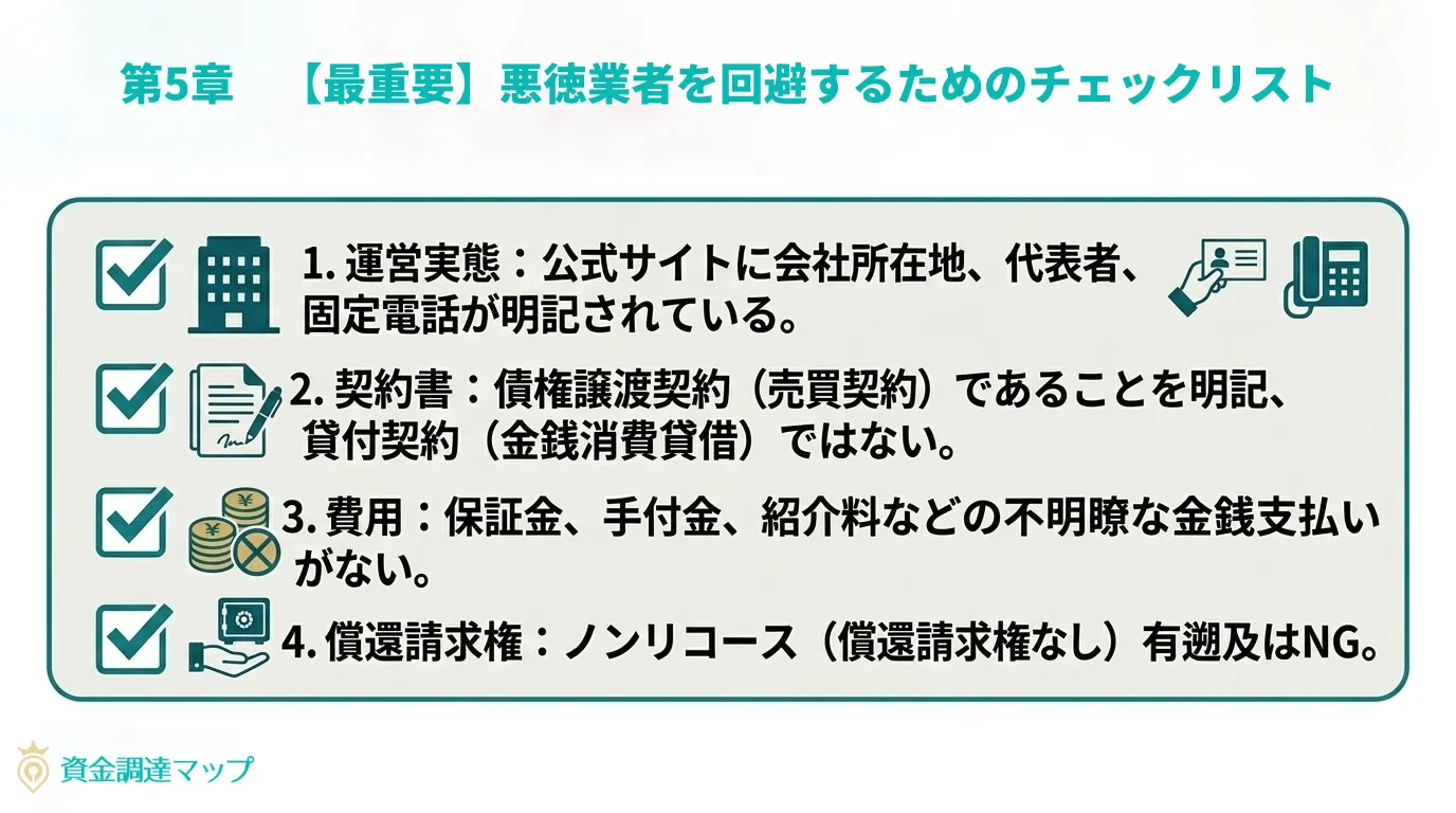 安全な会社選びのチェックリストと法規制の動向