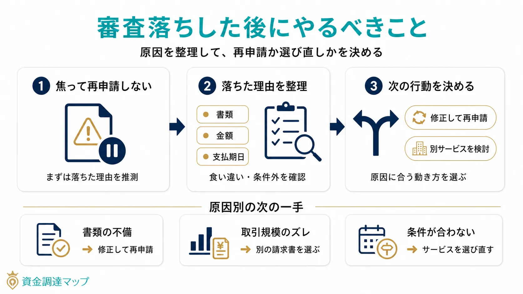 第4章 審査落ちした後にやるべきこと