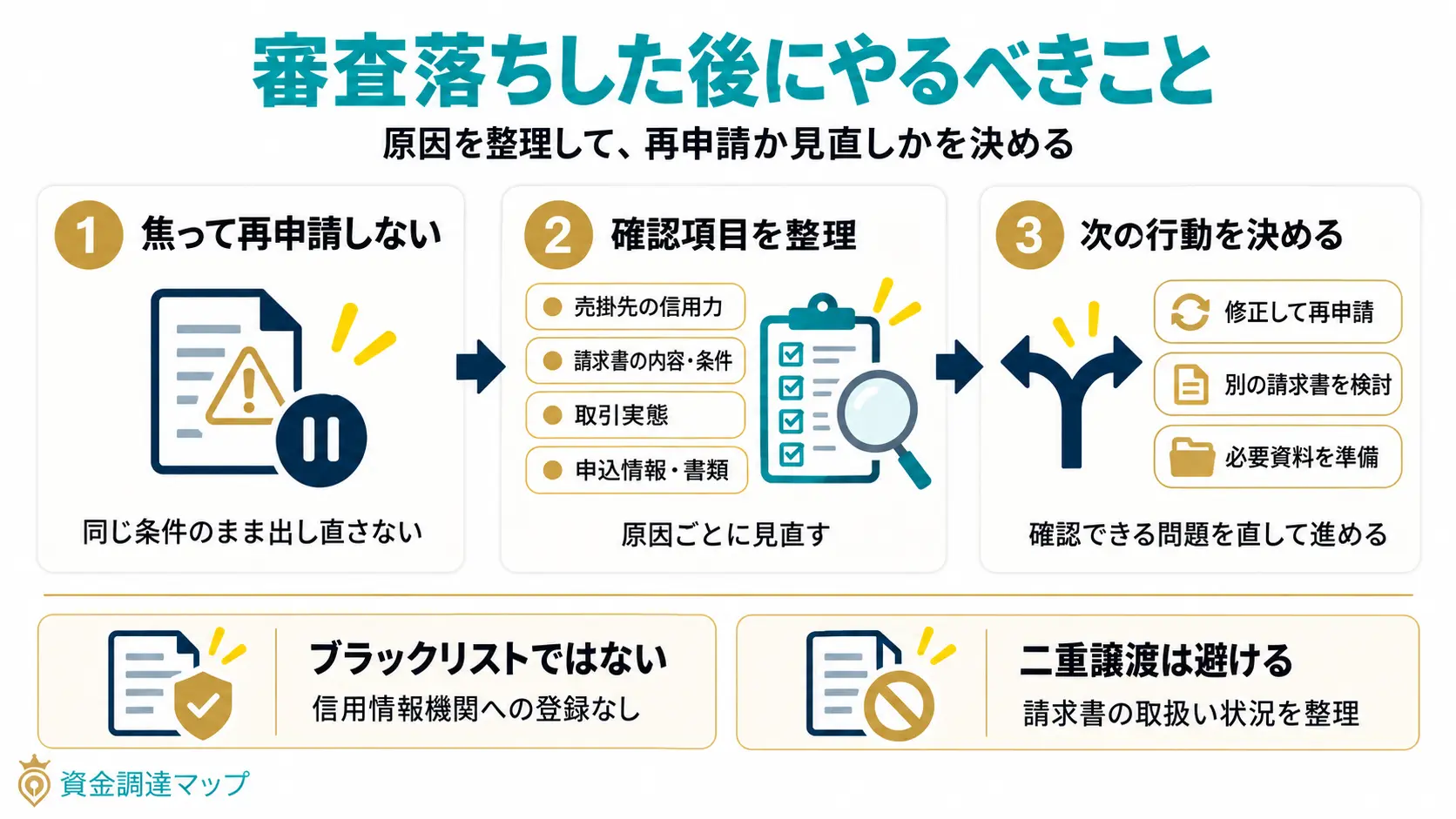 第4章 審査落ちした後にやるべきこと