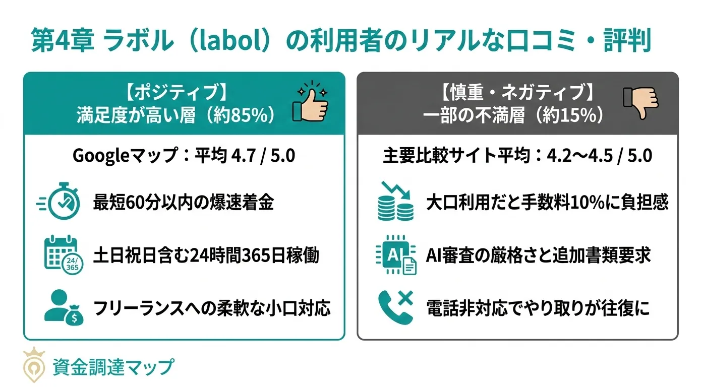 ラボル（labol）の利用者のリアルな口コミ・評判