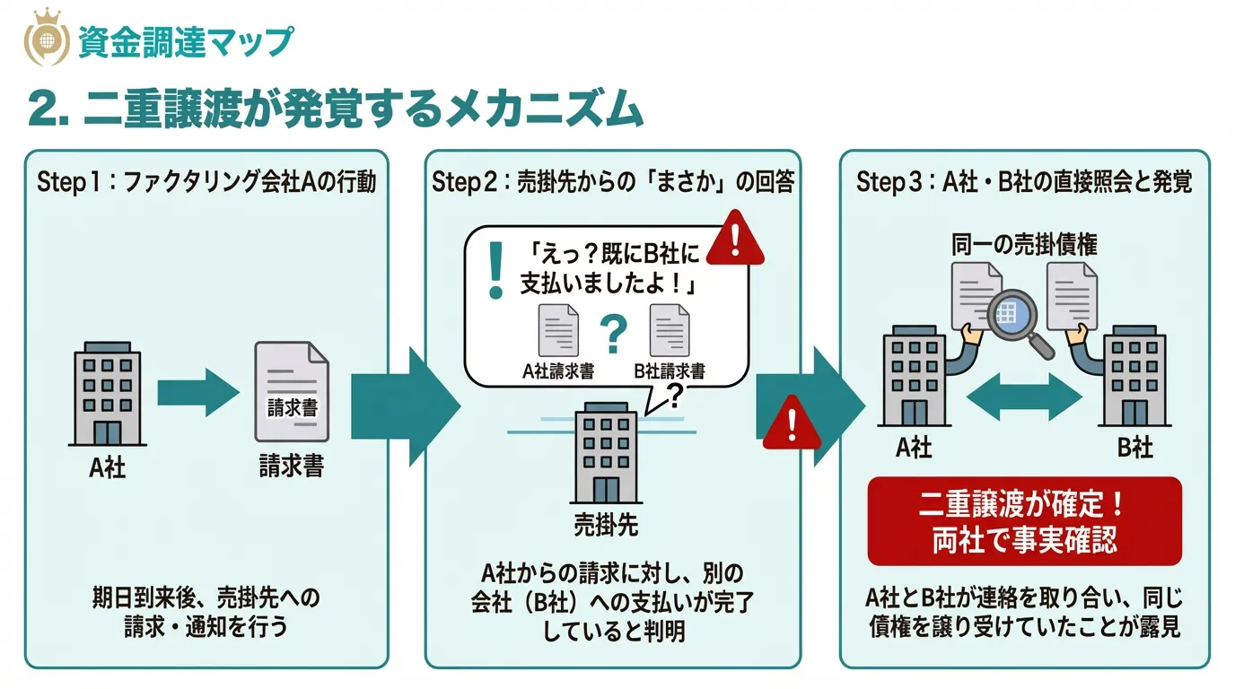 二重譲渡が発覚するメカニズムと審査の裏側