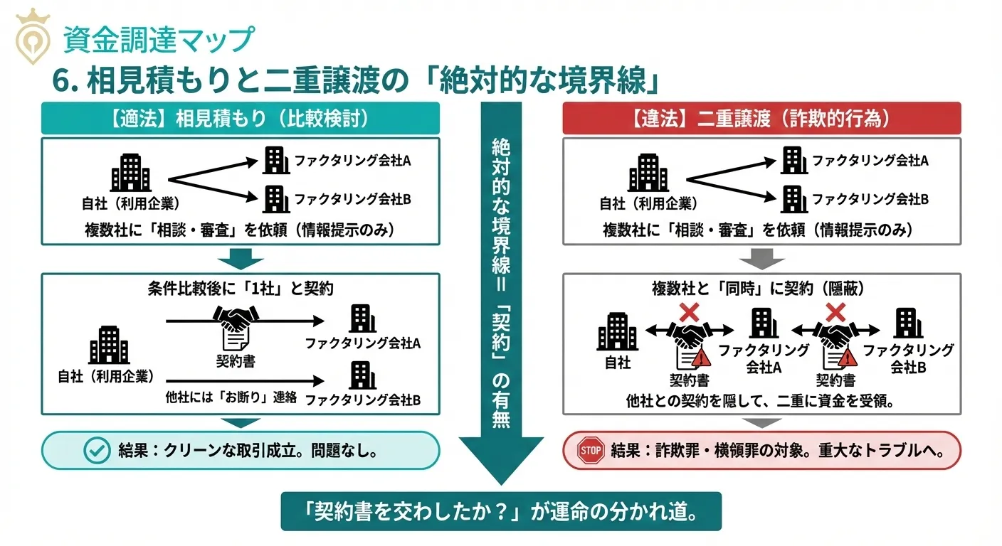 相見積もりと二重譲渡の法的境界線と注意点