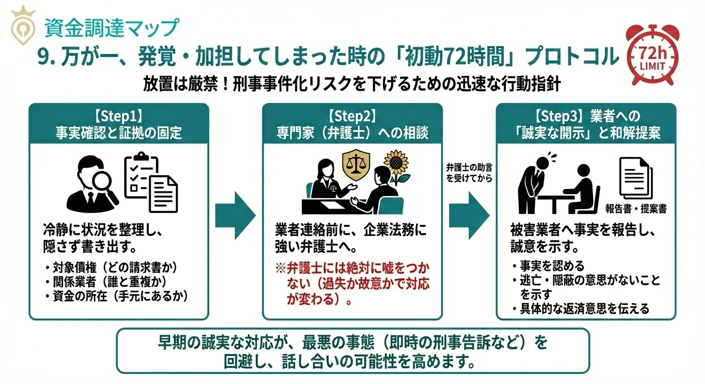 二重譲渡発覚時の緊急対応プロトコル