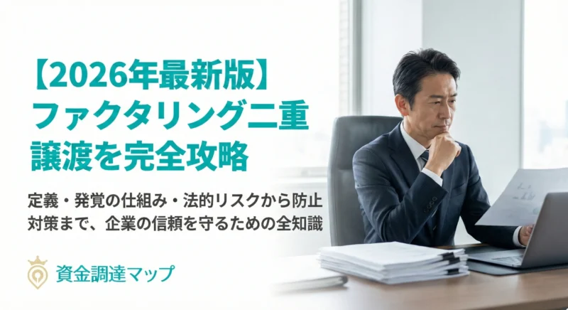 【2026年最新版】ファクタリング二重譲渡を完全攻略｜定義・発覚・法的リスク・防止策・初動72時間