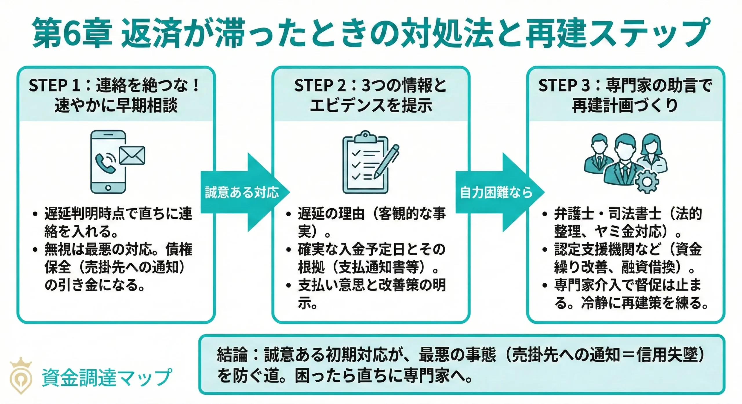 返済が滞ったときの対処法と再建ステップ