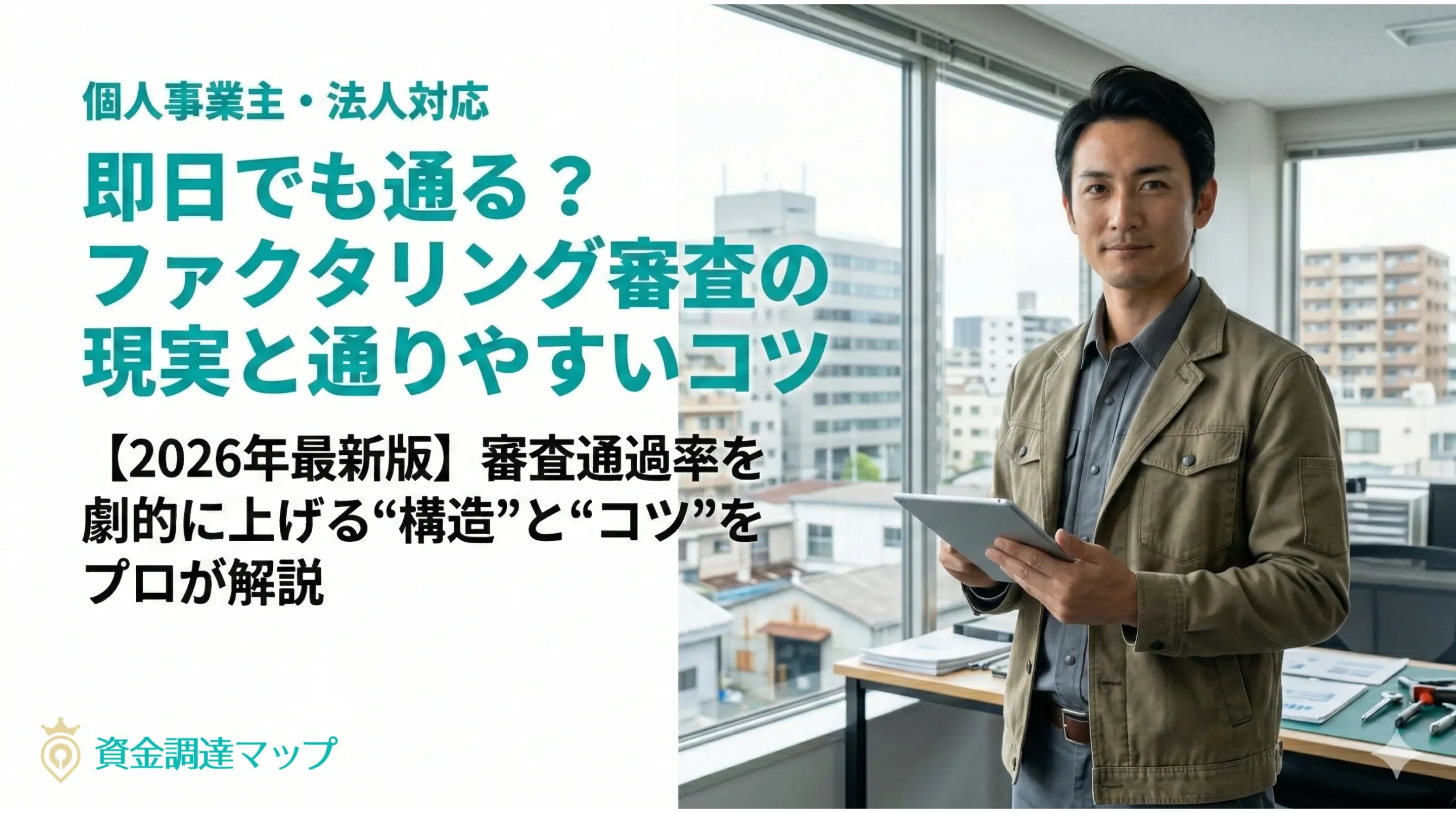 即日でも通る？ファクタリング審査の現実と通りやすいコツ｜個人事業主・法人対応【2026】