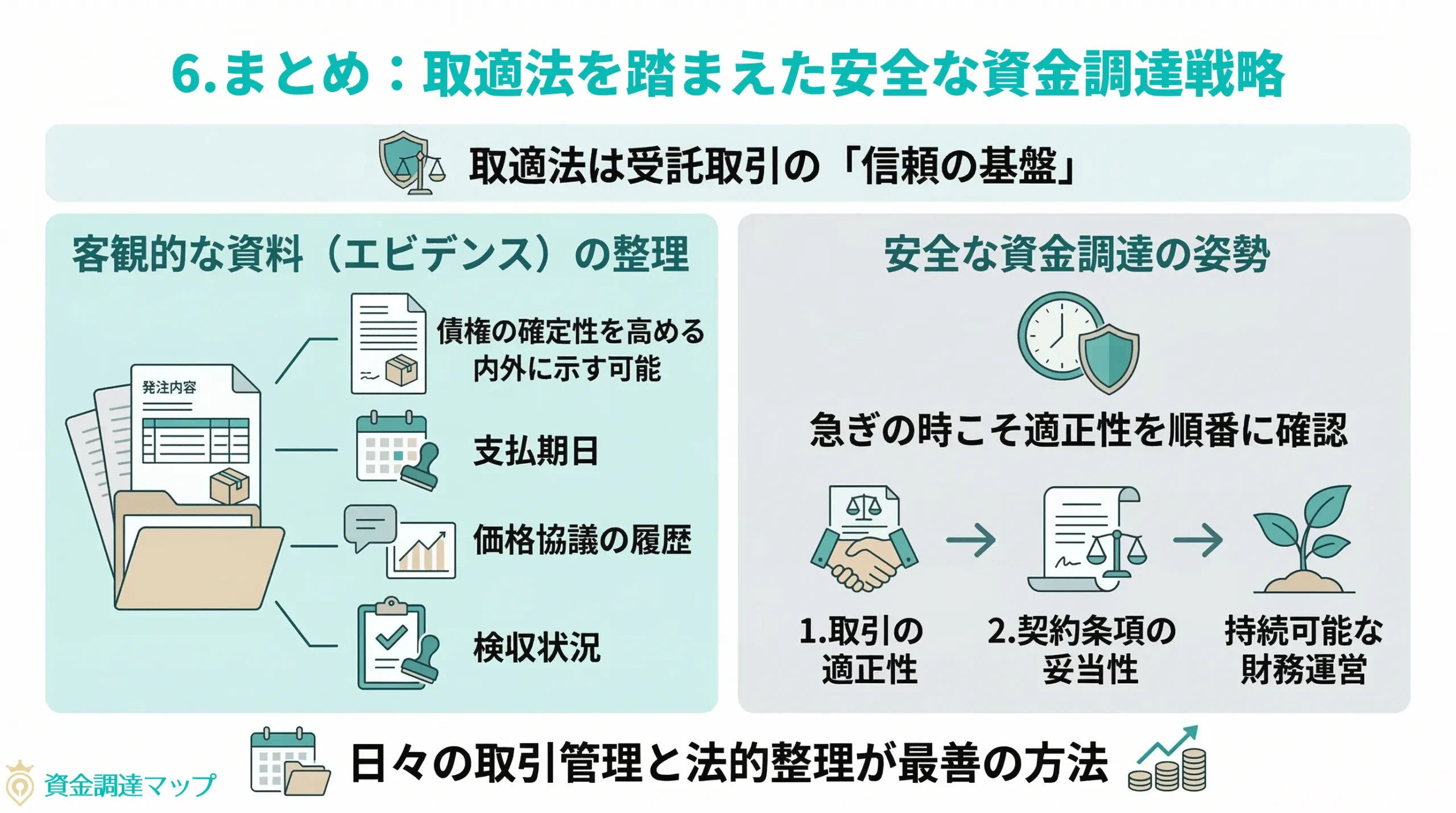 まとめ｜取適法を踏まえた安全な資金調達戦略