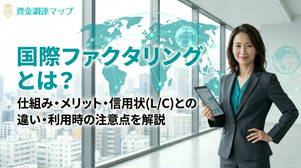 国際ファクタリングとは?仕組み・メリット・信用状との違い・利用時の注意点をわかりやすく解説
