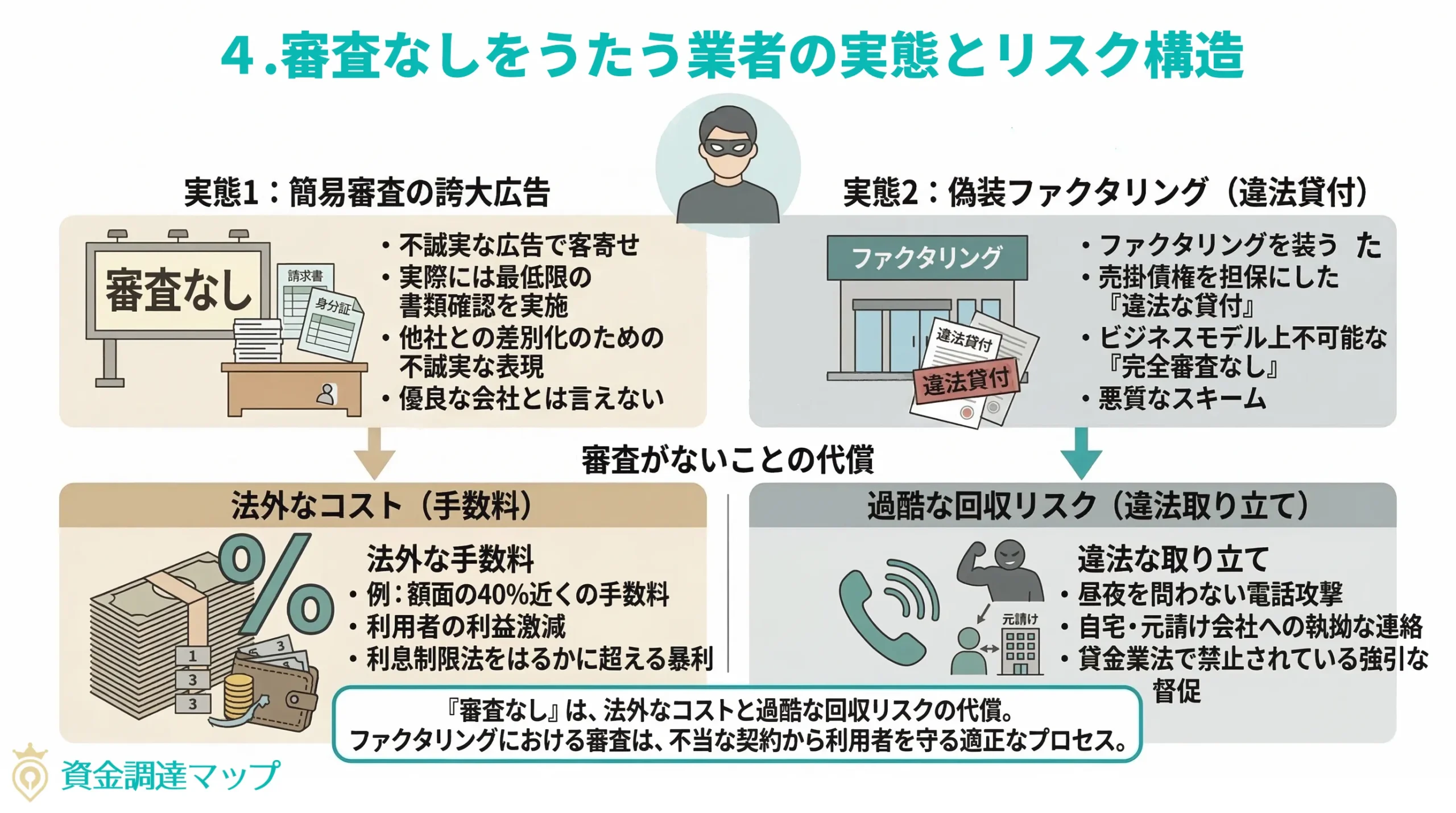 審査なしをうたう業者の実態とリスク構造
