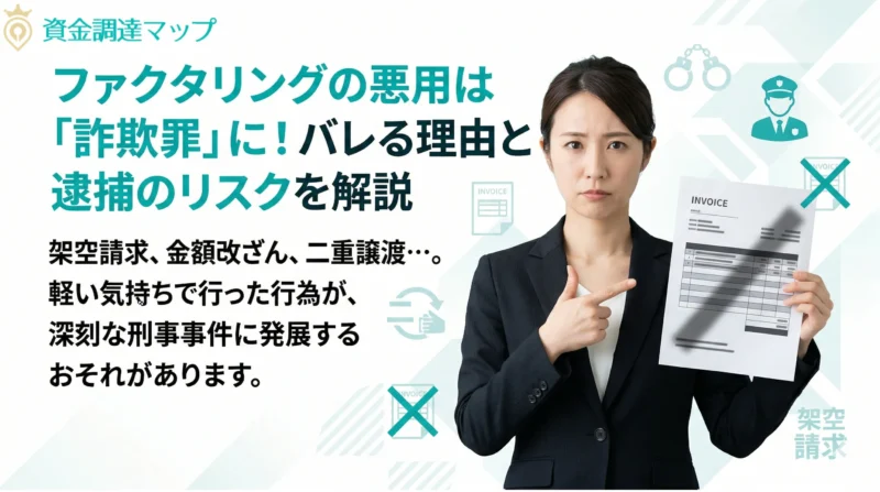 ファクタリング詐欺で逮捕されるケースとは？最新の手口・実例・刑事罰と安全な資金調達のための実務ガイド