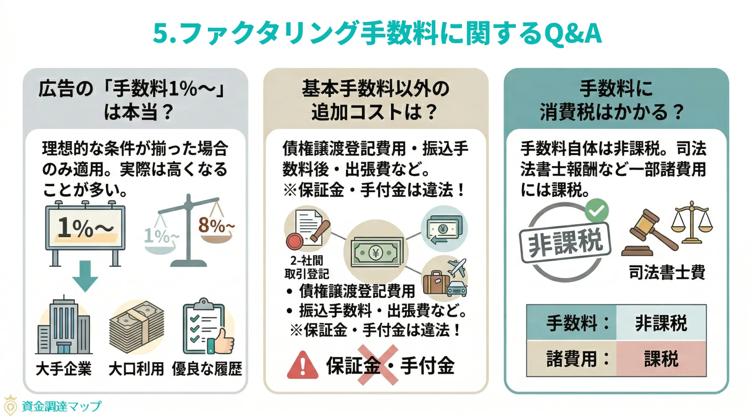 ファクタリング手数料に関するQ&A