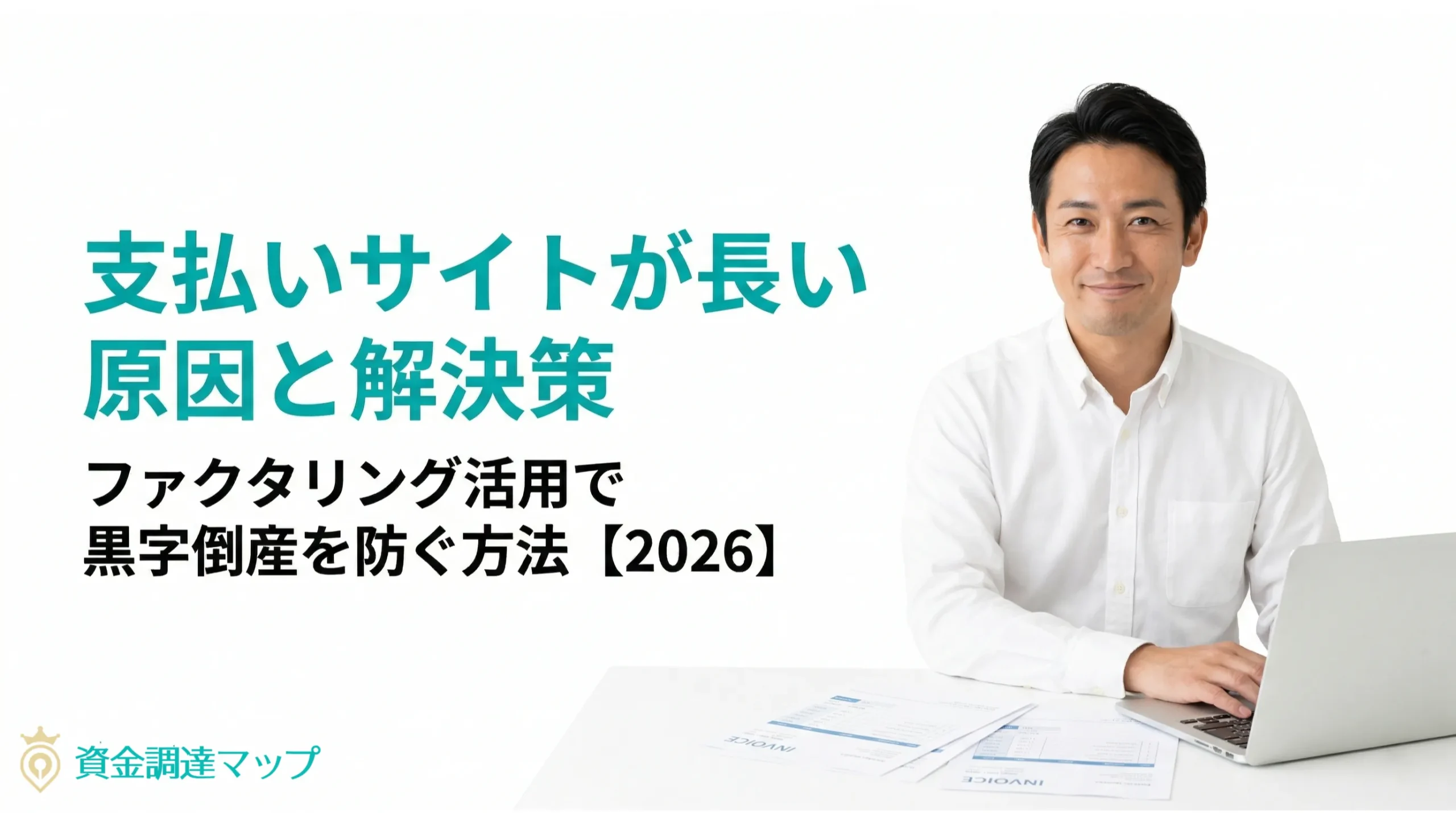 支払いサイトが長い原因と解決策｜ファクタリング活用で黒字倒産を防ぐ方法【2026】