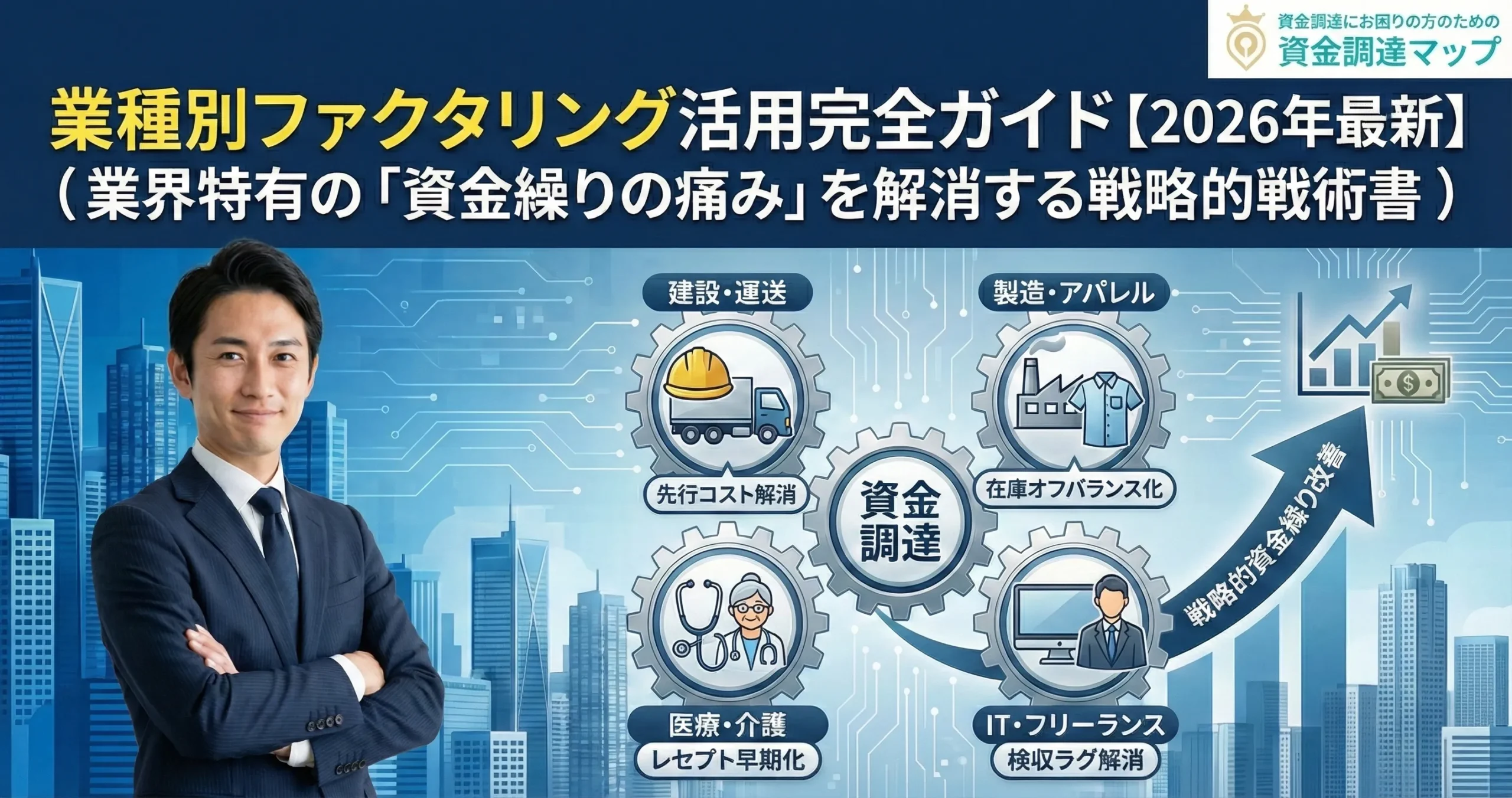 2026年版ファクタリング業種別攻略・実戦設計図 資金調達マップ