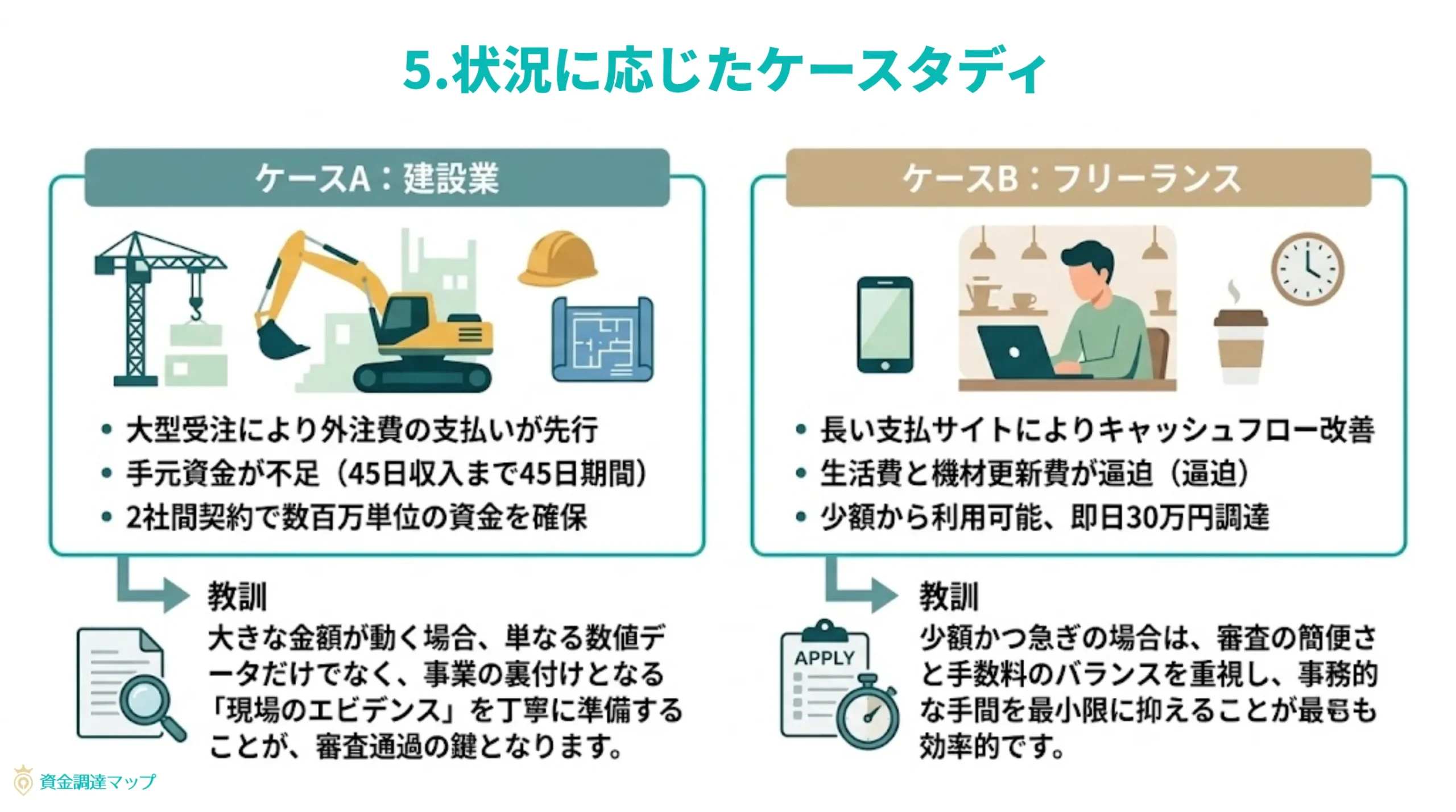 ケーススタディ：状況に応じた調達の実際