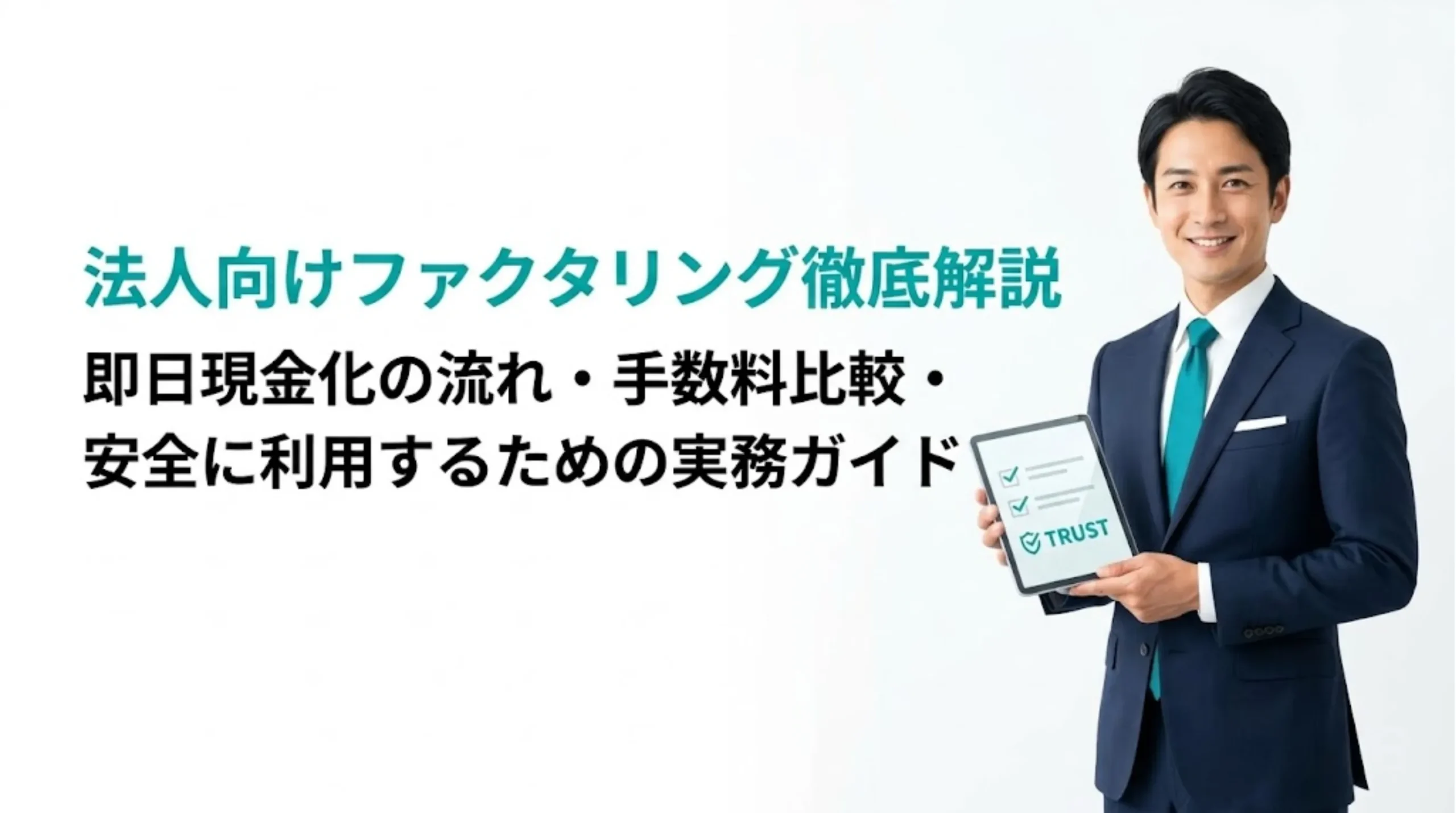 法人向けファクタリング徹底解説：即日資金化の構造・コスト・リスク管理の実務ガイド